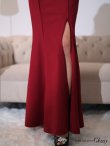 画像23: Lサイズあり【ROBE de FLEURS Glossy/ローブ・ド・フルール グロッシー】ラグジュアリーストラップ/ サイドスリット/ ロングドレス/ キャバドレスlong[OF2] (23)