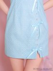 画像15: XSサイズあり【ROBE de FLEURS/ローブドフルール】ビジューライン/ リボン/ ラメ/ ガーリー/ タイト/ ミニドレス/ キャバドレス[OF2] (15)