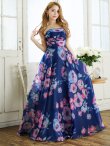 画像13: XS-Lサイズあり【SETTAN/セッタン】ベア/ フラワープリント/ タック/ Aライン/ ロングドレス/ キャバドレス long[OF2] (13)