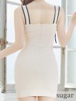 画像22: XSサイズあり【ROBE de FLEURS Glossy/ローブ・ド・フルール グロッシー】ダブルポイントリボン/ シンプル/ ノースリーブ/ ストレッチ/ リブニット/ タイト/ ミニドレス/ キャバドレス[OF2] (22)