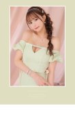 画像11: XSサイズあり【ROBE de FLEURS/ローブドフルール】 セットアップ/ オフショル/ ビジュー/ ウエストリボン/ パフスリーブ/ ツイード/ タイト/ ミニドレス/ キャバドレス[OF2] (11)