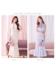 画像28: Lサイズあり【DEA. by ROBE de FLEURS/ディアバイローブドフルール】襟付き/ ウエストカット/ ノースリーブ/ チェック/ マーメイド/ ミモレ丈/ ミディアムドレス/ キャバドレス[OF2] (28)