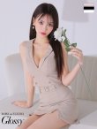 画像20: XSサイズあり【ROBE de FLEURS Glossy/ローブ・ド・フルール グロッシー】襟付き/ マニッシュダブルボタン/ トラベル/ タイト/ セットアップ/ ミニドレス/ キャバドレス[OF2] (20)