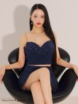 画像31: XSサイズあり【ROBE de FLEURS Glossy/ローブ・ド・フルール グロッシー】バストビジュー/ ニット/ キャミソール/ セットアップ/ ミニドレス/ キャバドレス[OF2] (31)