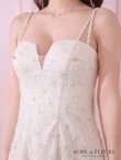 画像17: XSサイズあり【ROBE de FLEURS/ローブドフルール】バストカット/ ビジュー/ スパンコール/ サテン/ キャミソール/ フレア/ ミニドレス/ キャバドレス[OF2] (17)