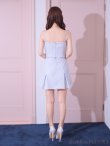 画像19: XSサイズあり【ROBE de FLEURS/ローブドフルール】フロントビジュー/ チェックツイード/ キャミソール/ セットアップ/ フレア/ ミニドレス/ キャバドレス[OF2] (19)