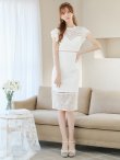 ホワイト モデル：あすか　身長：170cm　着用サイズ：Sサイズ