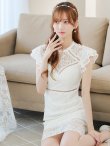 ホワイト モデル：あすか　身長：170cm　着用サイズ：Sサイズ