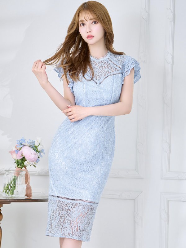 ブルー モデル：ゆめ　身長：160cm　着用サイズ：Sサイズ