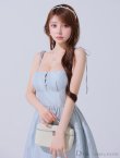 ブルー モデル：ももか　身長：156cm　着用サイズ：Sサイズ