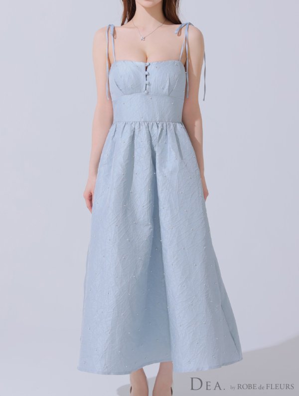 ブルー モデル:ももか 身長:156cm 着用サイズ:Sサイズ