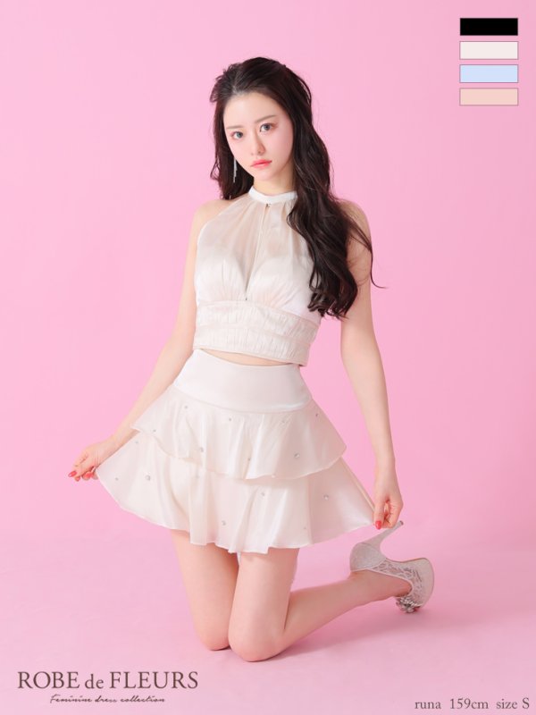 アイボリー モデル:るな 身長:159cm 着用サイズ:Sサイズ