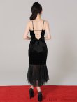 ブラック モデル：まおちゃる　身長：158cm　着用サイズ：Sサイズ