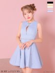 ブルー モデル：如月れい　身長：156cm　着用サイズ：Sサイズ