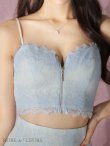 画像6: 【ROBE de FLEURS/ローブドフルール】マーメイド/ レース/ オーガンジー/ フロントジップ/ キャミソール/ セットアップ/ ロングドレス/ キャバドレス[OF2] (6)