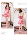 画像14: ROBE de FLEURS × sugar【XSサイズあり】【ROBE de FLEURS/ローブドフルール】メリーチェック/ キャミソール/ ツイード/ セットアップ/ ミニドレス/ キャバドレス[OF2] (14)