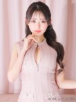 画像9: XSサイズあり【ROBE de FLEURS/ローブドフルール】ノースリーブ/ バストジッパー/ スパンコール/ プリーツ/ フレア/ ミニドレス/ キャバドレス[OF2] (9)