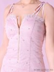 画像19: XSサイズあり【ROBE de FLEURS/ローブドフルール】バストジッパー/ ショルダーリボン/ スパンコール/ タイト/ ミニドレス/ キャバドレス[OF2] (19)