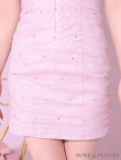 画像20: XSサイズあり【ROBE de FLEURS/ローブドフルール】バストジッパー/ ショルダーリボン/ スパンコール/ タイト/ ミニドレス/ キャバドレス[OF2] (20)