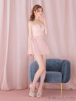 画像5: XSサイズあり【ROBE de FLEURS/ローブドフルール】 セットアップ/ キャミソール/ビジュー/ リボン/ フロントジップ/ ツイード/ フレア/ ミニドレス/ キャバドレス[OF2] (5)