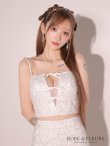 画像21: XSサイズあり【ROBE de FLEURS/ローブドフルール】フェザーレース/ ミニリボン/ セットアップ/ タイト/ ミニドレス/ キャバドレス[OF2] (21)