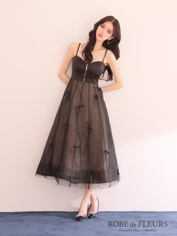 ブラック モデル:ゆりお 身長:165cm 着用サイズ:Sサイズ