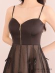 ブラック モデル：ゆりお　身長：165cm　着用サイズ：Sサイズ