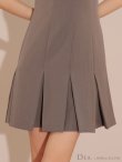 画像17: XS-Lサイズあり【DEA.by ROBE de FLEURS/ディアバイローブドフルール】シンプル/ バストカット/ ノースリーブ/ プリーツ/ フレア/ ミニドレス/ キャバドレス[OF2] (17)