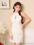 画像20: XSサイズあり【ROBE de FLEURS/ローブドフルール】ハートスタッズ/ バストジップ/ セットアップ/ タイト/ ミニドレス/ キャバドレス[OF2]【一部予約商品/6月上旬発送予定】 (20)