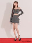 グレー モデル：みみ　身長：162cm　着用サイズ：Sサイズ