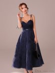 画像21: XS-Lサイズあり【DEA.by ROBE de FLEURS/ディアバイローブドフルール】花柄刺繍/ オーガンジー/ フレア/ ワンピース/ ミモレ丈/ ミディアムドレス/ キャバドレス long[OF2] (21)