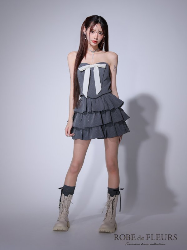 グレーモデル:みみ 身長:162cm 着用サイズ:Sサイズグレーモデル:みみ 身長:162cm 着用サイズ:Sサイズ