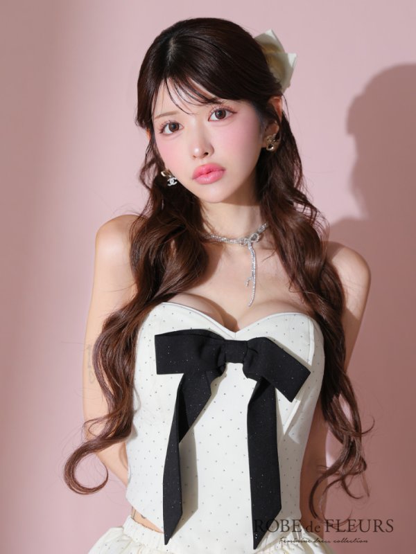 ホワイト モデル:まりん 身長:164cm 着用サイズ:Sサイズ