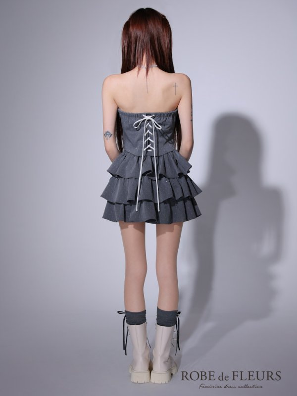 グレーモデル:みみ 身長:162cm 着用サイズ:Sサイズ