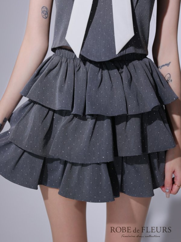 グレーモデル:みみ 身長:162cm 着用サイズ:Sサイズ