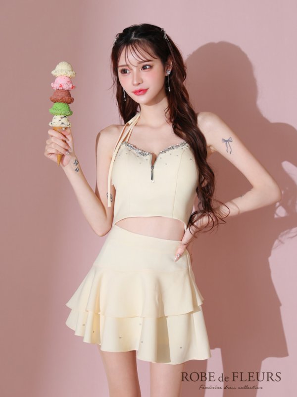 イエロー モデル:みみ 身長:162cm 着用サイズ:Sサイズ