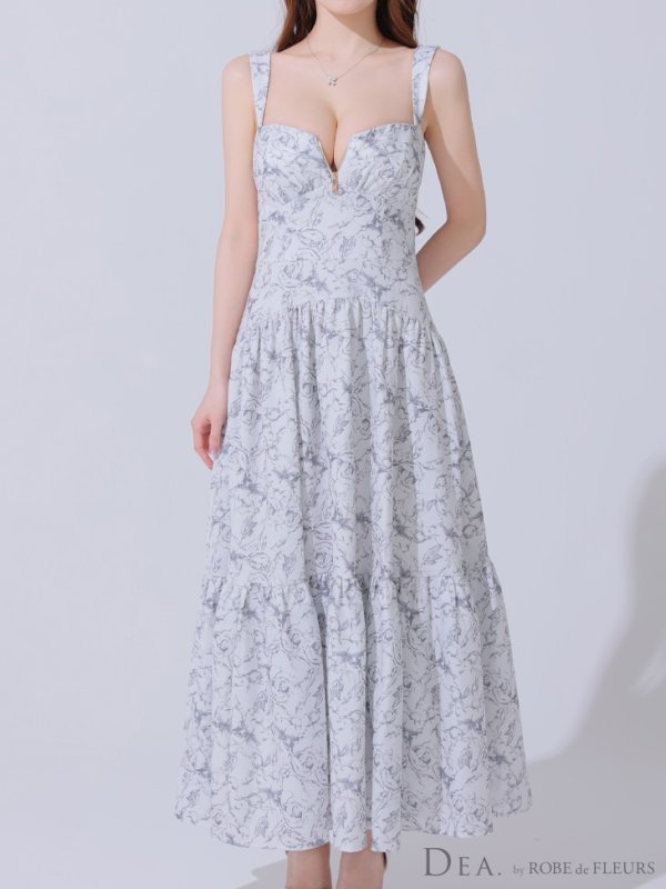 アイボリーxグレー モデル:ももか 身長:156cm 着用サイズ:Sサイズ