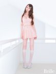画像5: 【予約商品/5月下旬発送予定】XSサイズあり【brille/ブリエ】【ROBE de FLEURS/ローブドフルール】フラワージャガード/ リボンチョーカー/ フレア/ セットアップ/ ミニドレス/ キャバドレス[OF2] (5)