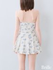 画像16: 【予約商品/5月下旬発送予定】XSサイズあり【brille/ブリエ】【ROBE de FLEURS/ローブドフルール】フラワージャガード/ リボンチョーカー/ フレア/ セットアップ/ ミニドレス/ キャバドレス[OF2] (16)