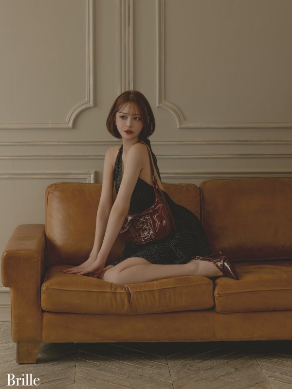 ブラックドット モデル：れみ　身長：163cm　着用サイズ：Sサイズ