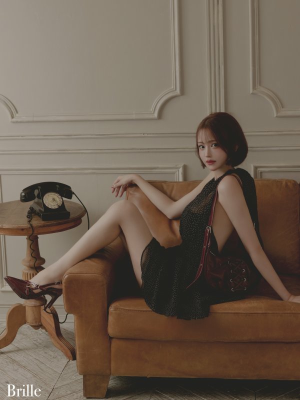 ブラックドット モデル：れみ　身長：163cm　着用サイズ：Sサイズ