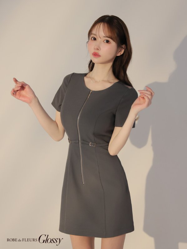 グレー モデル:ゆめ 身長:160cm 着用サイズ:Sサイズ