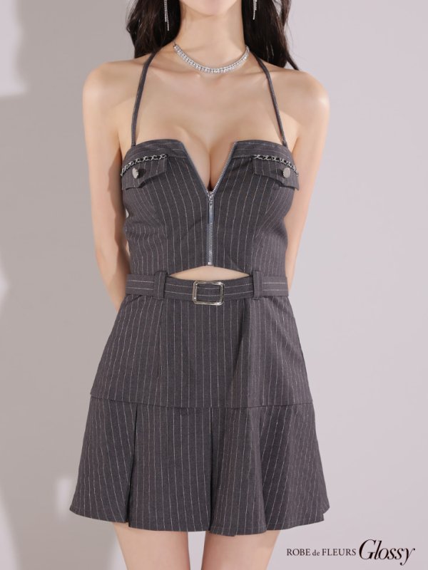 グレー モデル：ゆりお　身長：165cm　着用サイズ：Sサイズ