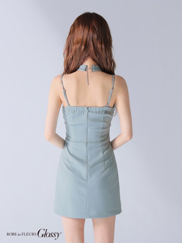 ブルー モデル:みゆ 身長:166cm 着用サイズ:Sサイズ