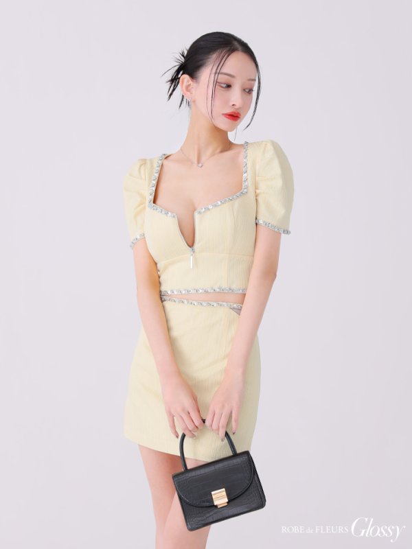 アイボリー モデル:まおちゃる 身長:160cm 着用サイズ:Sサイズ