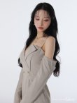 ベージュ モデル：まおちゃる　身長：160cm　着用サイズ：Sサイズ