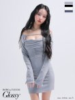 ブルーグレー　モデル：まおちゃる　身長：160cm　着用サイズ：Sサイズ