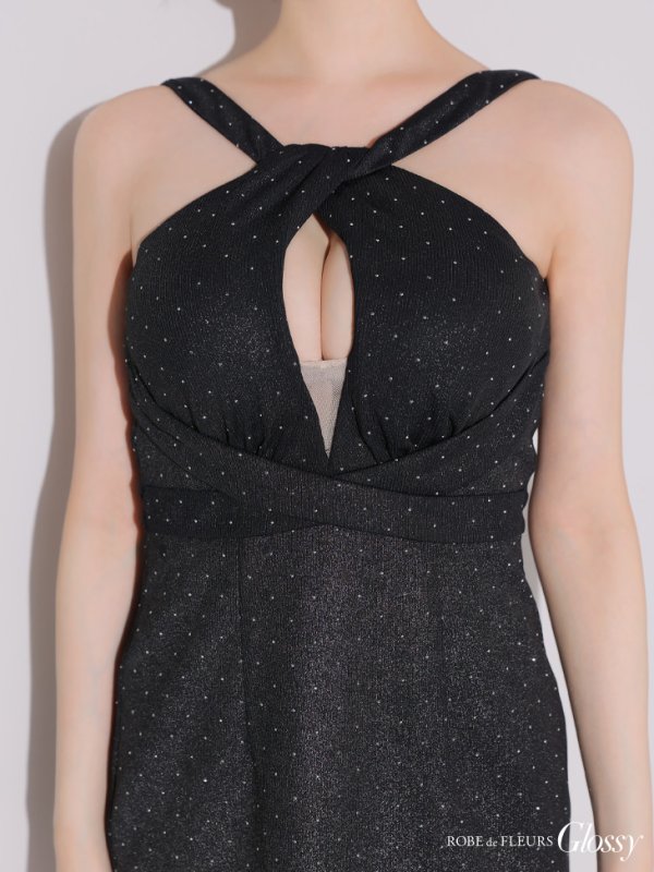 ブラック モデル：りこ　身長：156cm　着用サイズ：Sサイズ