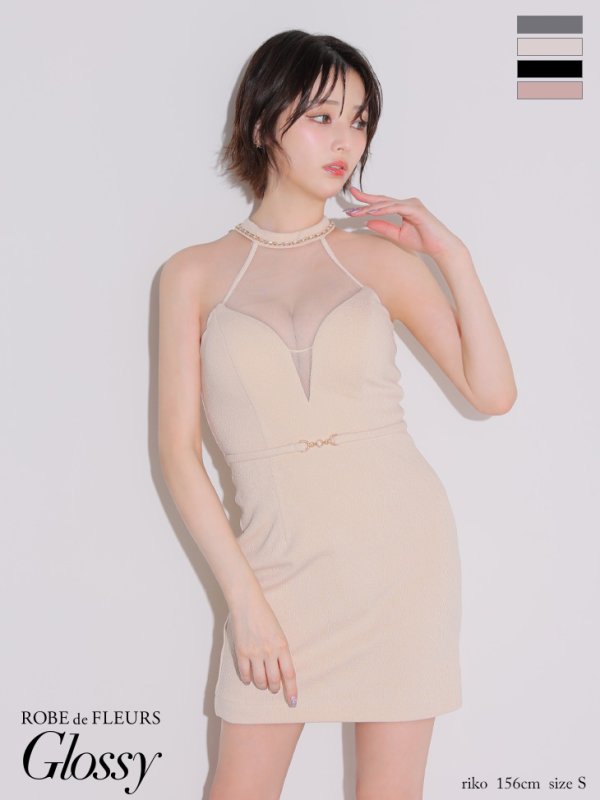 アイボリー　モデル：りこ　身長：156cm　着用サイズ：Sサイズ