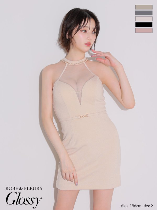 アイボリー　モデル：りこ　身長：156cm　着用サイズ：Sサイズ